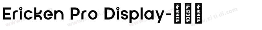 Ericken Pro Display字体转换